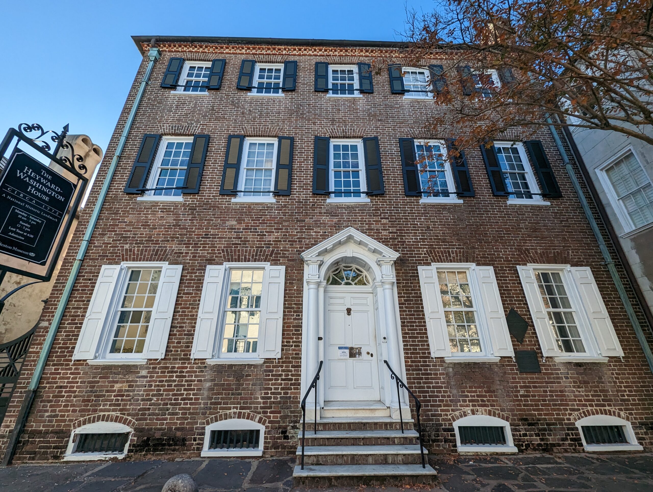 Heyward Washington House Charleston